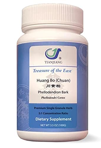 [BRSWKFQDAAIWEFT2] Treasure of The East, Phellodendron Bark - Huang Bai (Chuan) (5:1 Concentrated Herbal Extract Granules, 100g)
