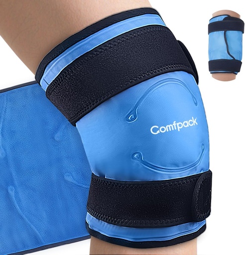 [BRSROCQKCUARAGY7] Large Ice Pack for Knee Pain Relief, Flexible Reusable Wrap After Surgery,Cold Pack for Sports Injuries, Swelling, Arthritis, Meniscus Tear,ACL, Pain Relief for Leg, Shoulder, Elbow, Ankle