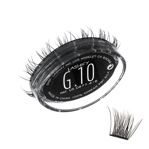 [BRSROBQCDIOQ2H34] Lashify Gemini 10mm Gossamer Lashes in Black, Easy DIY False Lashes for a Voluminous, Wispy and Playful Look