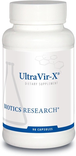 [BRSWGFDQBMCAI3IV] Biotics Research UltraVir- X - millor suport per a l'Imune suplementari, Vimina C, Zinc, Maitsh sala, Astragal, Content d'alta Flavonoide, suport de camins de salut per a adults - 90 Capules