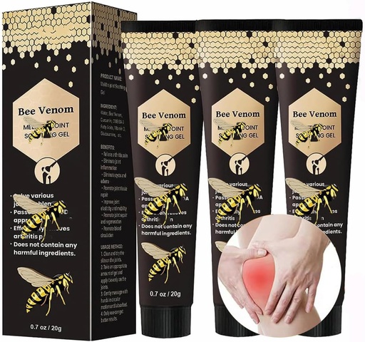 [BRSROFD4OR6WAH3K] Bee Venom Relief Cream, Κοινή & Μυϊκή Καταπραϋντική Bee Venom Cream, Newzealand Bee Venom Gel (B)