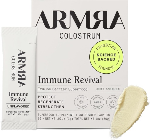 [BRSW2Y33BMMGGCLJ] ARMRA ColostrumTM Pulber | Maitsestamata | Soolestik Tervis & Bloating | Nahk & juuksed | Immuunsus | Keto, Gluteen & Rasvavaba | 30 Servingut