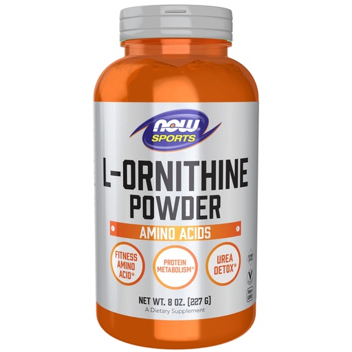 [BRSWIY32BQOAKGA3] NOW Foods Sports Nutrition, L- Ornithine Powder, Protein Metabolism* and Urea Detox*, Amino Acids, 8-Ounce