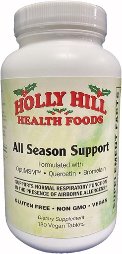 [BRSW2ZIYA4IWA332] Holly Hill Health Foods All Season Support (Formerly Aller-7), 180 Vegan Tablets