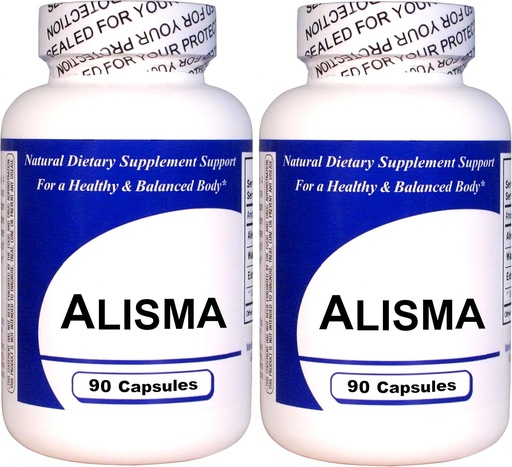 [BRSWIZIMCQOBUAA5] Alisma (90 capsule)- Estratto di erbe concentrato - Supplemento dietetico - 2 Confezione