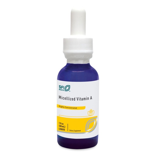 [BRSWIZQDCN7WG3DC] Klaire Labs SFI Health Micellized Vitamin A Drops, 1 Fl Oz, 600 Servings | Support Vision, Immune, Bone & Cartilage Health, Liquid Vitamin A Supplement with Beta Carotene & Vit A Palmitate