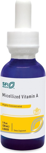 [BRSWIZQDCN7WG3DC] SFI Health Micellized Witamina A Drops - Płynna witamina A Suplement z Beta Caroten & VIT A Palmitate - Wsparcie Vision, immunologiczne, kości i chrząstki Zdrowie (1 Fl Oz, 600 Sługi)