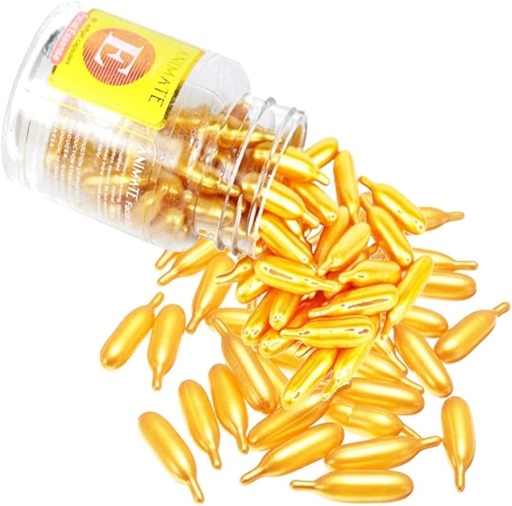 [BRSRAAIKOANAE23J] Vitamina E Capsule pentru Pielea Pimple Glowing 60 Capsule Fiecare flacon de culoare asortate