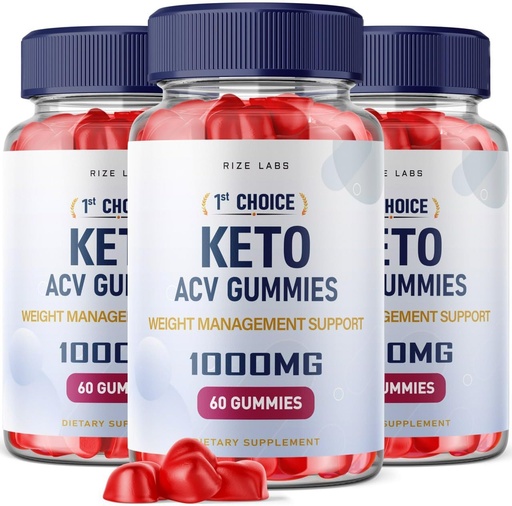 [BRSROEAHA4NBSYDP] rize labs - 1st Choice Keto ACV Gummies - Advanced Weight Loss Support with Apple Cider Vinegar + ACV Supplement Belly Fat Diet (180 Gummies)