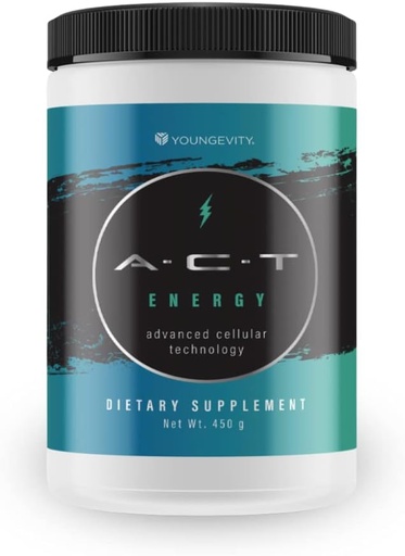[BRSWIFYZCMEGEHD4] 1 Pojemnik ACT Energia Natural Healthy Energy Drink 40 Calories A.C.T. By Younggevity (Statki Worldwide) Net Wt. 450g