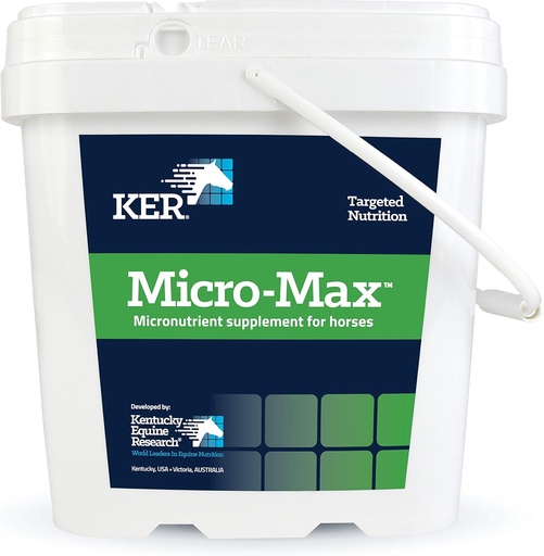 [BRSWGBA7AUMREFLP] Kentucky Equine Research Micro-Max: Micronutrient Supplement for Horses, 4.5 kg (79 servings)