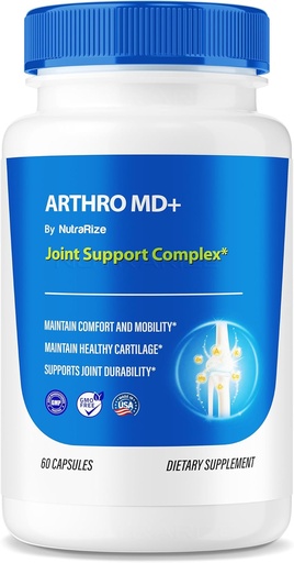 [BRSRAHQLCUPWC3D2] Arthro MD+ Capsules, Official Arthro MD Joint Support, All Natural Formula to Support Flexibility and Mobility, Premium Pills for Healthy Joints, Arthro M D Review (60 Capsules)