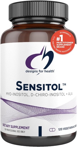 [BRSWKE36PMNRUFDA] Inozitolio ir ALA kapsulių (Sensitol Myoinozitol (MI) + D- Chiro Inositol (DCI) su Alpha Lipoic acid - Vegan, Non- GMO priedu (120 kapsulių)