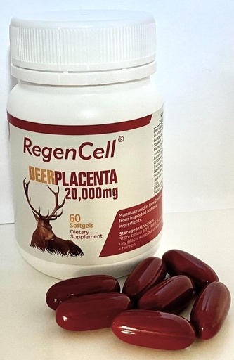 [BRSRMBQYCUCQAAIU] Deer Placenta 20 000MG - Skin Health Support- Omladzujúce a antiaging-Metabloic & Cellular Health-Imunity Boost-