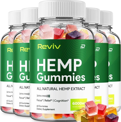 [BRSRAYAZAEGQ2GTX] Reviv Hemp - with Hemp Seed Extract RevivHemp Gummies Tinnitus Herbal Supplement, Health and Wellness Support, All Natural Reviv Hemp Gummy (5 Pack - 300 Gummies)