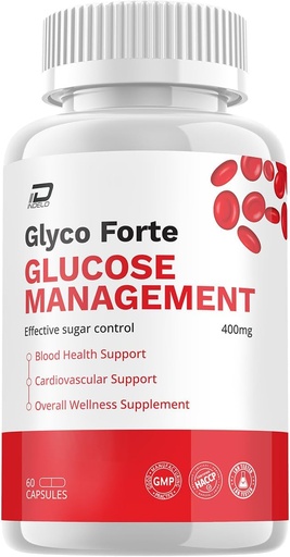 [BRSRAAYOB4JRA2Y3] Glyco Forte Cápsulas - Glyco Forte Advanced Supplement, Glyco Forte Todas as Fórmulas Naturais para Manter Níveis Saudáveis, Suporte Energético Global, Força Máxima do Glyco Forte, (1 Pack - 60 Cápsulas)