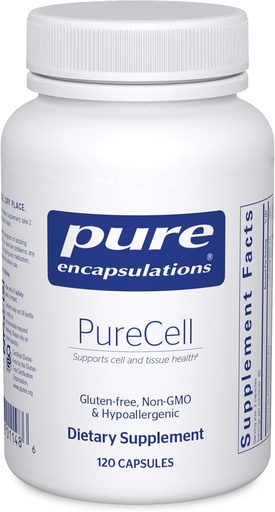 [BRSWIYABDIHWE23I] Encapsulations PureCell | Antioxidatzaile aurreratua eta Adaptogen Cellular Health Formula | 120 kapsulak