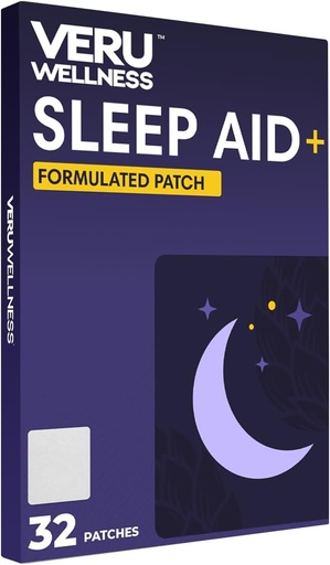 [BRSRO2YOPIJWC3LO] Veru Wellness Sleep Patch | Sleeping Patch | Sleep Patch for Adults Extra Strength | Better | All Natural Free Sleep Alternative | 32 Patch