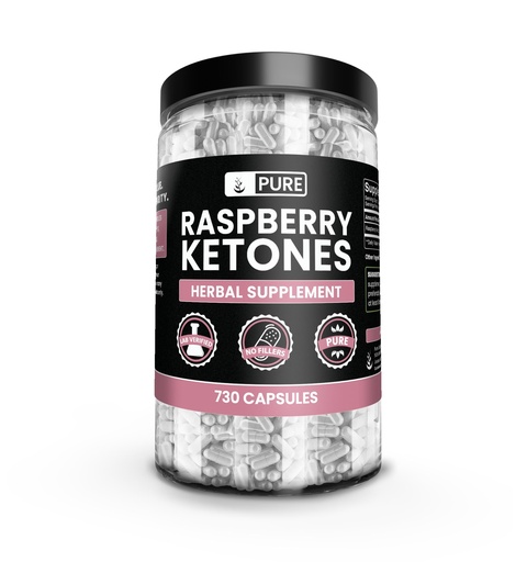 [BRSWGAI7OZ5A43LX] Pure Original Ingredients Raspberry Ketone (730 Capsules) No Magnesium Or Rice Fillers, Always Pure, Lab Verified