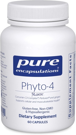 [BRSWIZYYBQCAEFQV] Pure Encapsulations Phyto-4 | Hypoallergenic Supplement Supports Immune, Cellular and Tissue Health | 60 Capsules