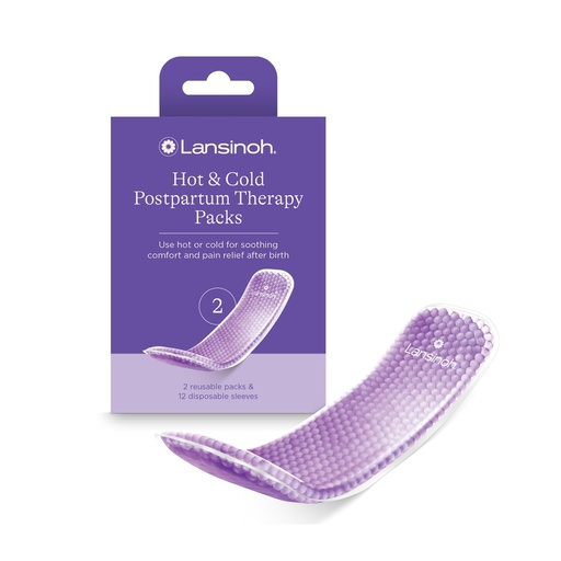 [BRSW2ZQNB4CQMEYZ] Lansinoh Hot and Cold Postpartum Pads – Reusable Perineal Ice Packs for Postpartum Recovery, Labor & Delivery Essentials, 2 Count