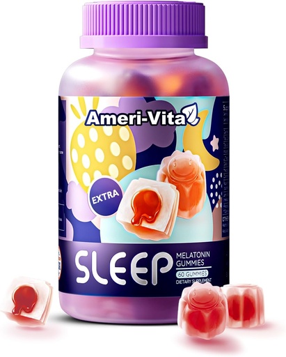 [BRSRAZT6AQBQYEQY] Sleep Gummies for Adults, with Melatonin 3mg, L theanine, Ashwagandha, Gluten Free, Sugar-Free, Strawberry Flavor 60 Count