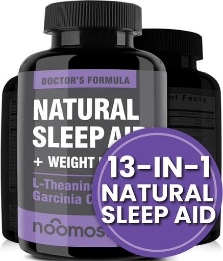 [BRSWGBI5OUFG2A3B] NooMost Natural Sleep Aid Suplementos con Magnesium,L theanine &amp; Garcinia ¦ Sleep Pills for deep &amp; Restful Sleep for Adults ← Non-Habit-Forming ¦ Ayudas Fall Asleep Fast Stay Asleep Longer ← 60 Tabs