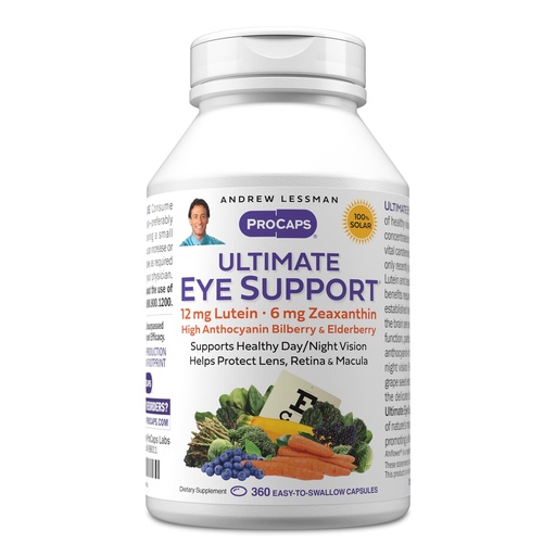 [BRSWGAQ6AQHG2FY4] Andrew Lessman Ultimate Eye Support 360 Softgels - 12mg Lutein, 6mg Zeaxanthin, Bilberry, Key Nutrients to Support Eye Health and Promote Healthy Vision. No Additives. Easy to Swallow Softgels
