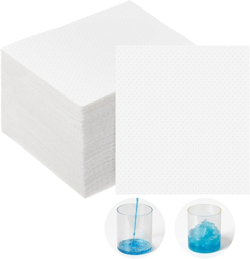 [BRSRAFL4CIHGO33F] 100 Pcs Vomit Absorbent Pad Disposable Barf Paper Bulk for Emesis Bags Turns Vomit into Gel Pregnancy Nausea Morning Sickness Motion Car Taxi Airplane Travel, Can Hold 18.6 Oz/ 550 ml