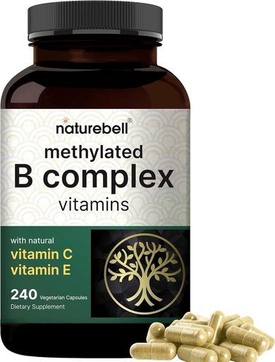 [BRSROHYCOIIAICDD] Metylované B komplexné vitamíny, 240 Veggie Kapsule 