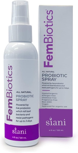 [BRSWKZY4CQOQOFDE] FemBiotics -Topical Probiotic Body Care for Women 4oz - Hypoallergenic, Vegan, Non GMO, GF, 100% Natural Live Probiotic, External + Internal Use, Totally Safe, No Refrigeration Required