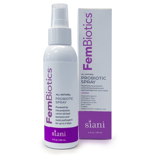 [BRSWKZY4CQOQOFDE] SIANI FemBiotics -Topical Probiotic Body Care for Women 4oz - Hypoallergenic, Vegan, Non GMO, GF, 100% Natural Live Probiotic, External + Internal Use, Totally Safe, No Refrigeration Required
