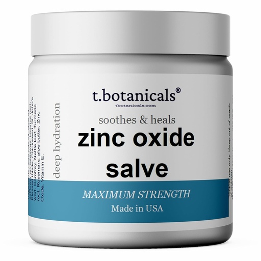 [BRSRAZQCAEBQG23U] TSW Zinc Balm Zinc Oxide Salve Soothing Relief Natural Ointment Made in USA