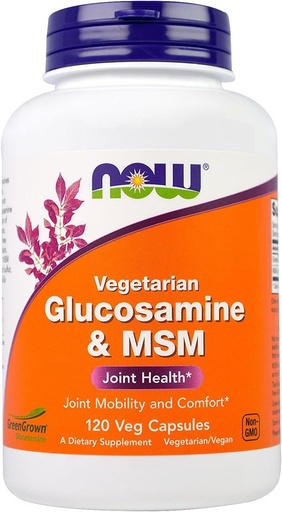 [BRSWIEDZDIGQEHDO] Now Foods, Glucosamine Hydrochloridevegetarian 500mg, 120 Veggie Capsules
