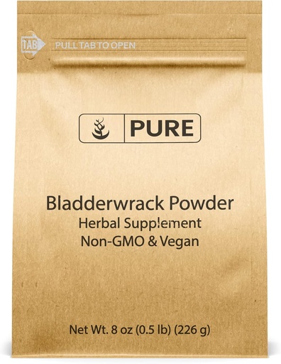 [BRSW2ZYZC4IAY2AZ] Чистые оригинальные ингредиенты Bladderwrack Powder (8oz) Fucus Vesiculosus