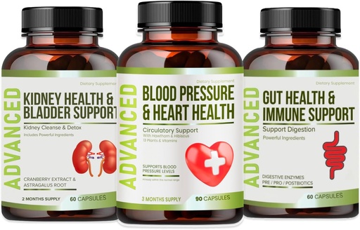 [BRSRAYIDOABRAGY7] Heart Health Blood Pressure Support Support - Támogatja a vérnyomás és egészséges cirkularitás Természetesen Hawthorn Berry & Hibiscus. Vitaminok tabletták egészséges hipertónia (BP) és egészséges szív.