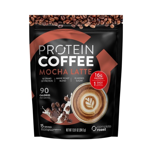 [BRSRMBAKOACGGC3O] Complete Roast- Mocha Latte- Gourmet Protein Coffee- Maine Roast Blend
