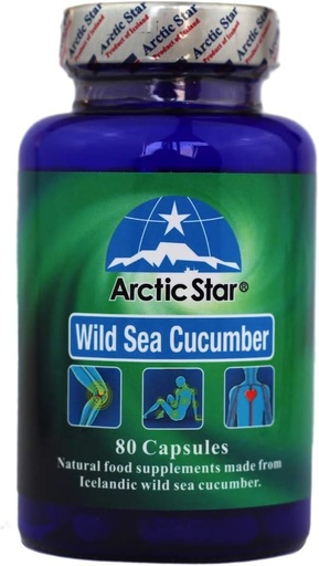 [BRSWY2T3B4NWGFDD] Arctic Star - Sea Cucumber Capsules - Natural Pure Island Atlantic Wild Caught Sea Cucumber Extract Supplement Pills - Joint Health t & Immune Health 400mg 80 Capsules/Bottle