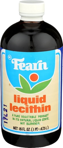 [BRSWIYQ6CYCRKGTG] Fearn Natural Foods Liquid Lecithin, 16 Ounce