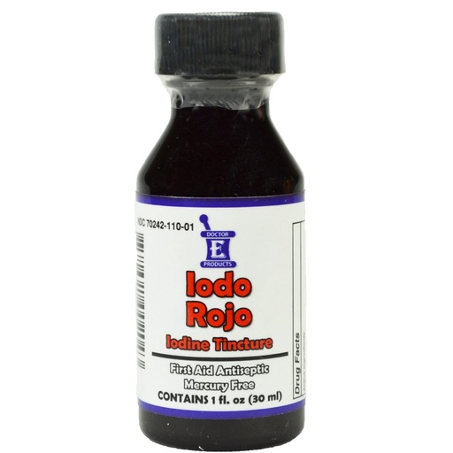 [BRSWGYADOB6ROHTO] Iodine Tincture Red First Aid Antiseptic Iodo Rojo 1 Oz