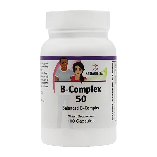 [BRSWYBLQAEBAYCLL] BariatricPal Sustained Release B-Complex 50 Vegetarian Capsules (100 Count)