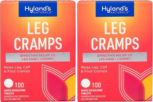[BRSWIAANB56QKETC] Hylandin, Leg Cramps, 100 tablettia (2 pakkaus)