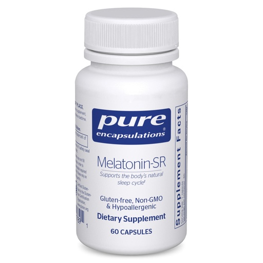 [BRSWGYYCBV6WAAYV] Pure Encapsulations Melatonin-SR - Extended Release Melatonin - Supports Restful Sleep* - Sleep Supplement - Gluten Free & Vegan - 60 Capsules