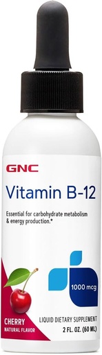 [BRSWIFTZOB6GOF36] GNC Vitamina B-12 1000mcg - Cerdeira, soporta produción de enerxía, 60 servizos