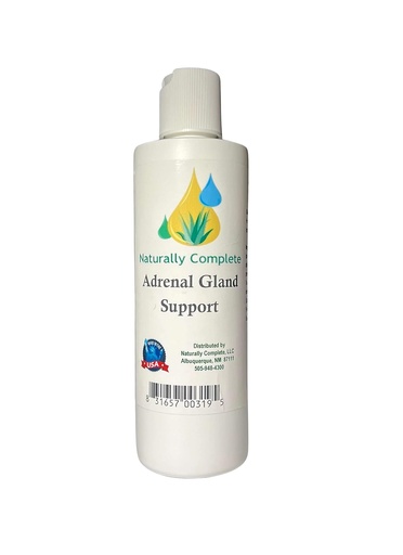 [BRSWGZD5B4GRQCD4] Adrenal Gland Support Lotion 8 oz Bottle | Non-GMO | No Soy | Unscented | Made In The USA