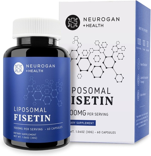 [BRSRAYIPBYCGA333] Neurogan Lipomal Fisetin Per Serving 124; Enhanced Absorpsi Suplemen Otak Memory and Focus 124; Healthy Aging Fisetin Suplemen 124; Polyphenol, 30.000 Total, 60ct