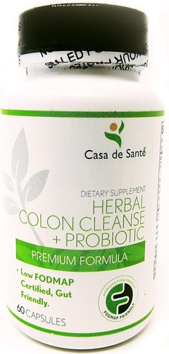 [BRSW2ZITAUFRSYDO] Casa de Sante Lav FODMAP Herbal Laxative kapsler GLP1 Støtte Naturlig Gentle Laxative piller å rense Colon & Support Digestive System med Probiotika, Psyllium Husk, Senna Leaf & Cascara Sagrada