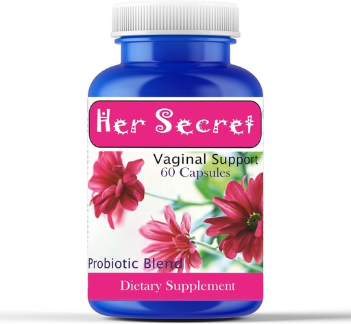 [BRSWYFD5OIHBACQV] Celebrity LifeStyle Product Her Secret Women’s Probiotic with Prebiotics – Daily Probiotics for Women Digestive Health, Gut & Feminine Balance, pH Support, Non-GMO, Vegan, Made in USA – 60 Capsules