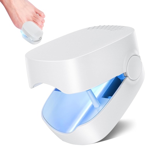 [BRSRMFT5CABWEFDP] Nail Fungus Cleaning Light Device, Nail Fungus for Damaged Discolored Thick Toenails & Fingernails, Effective Rechargeable Toenail Fungus Remover for Home Use