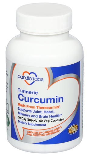 [BRSWGZI2OB7QKDI3] Curcumin from Theracurmin (600mg) - Joint, Heart, Memory & Brain Supplement, Highly Absorbable Curcumin Supplements, 60 Vegetarian Curcumin & Turmeric Capsules, 30-Day Supply